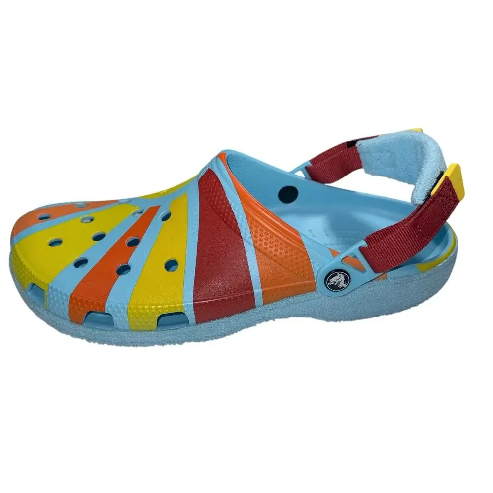Crocs Zen Garden Sensory classic slip adjustable Terry Cloth Clog SZ/Men 12 -W14